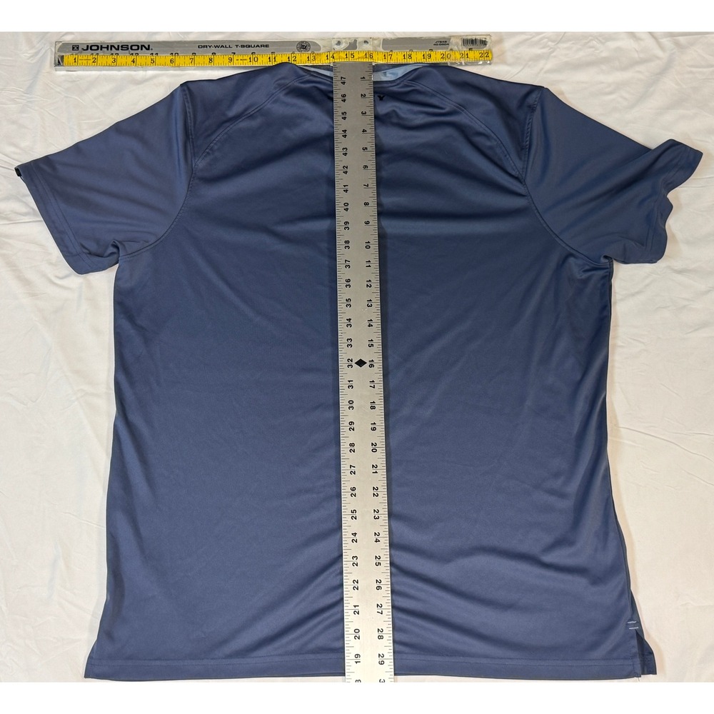 Oakley Mens Tailored Fit Golf Polo Shirt Navy Blue Short Sleeve XL 433690 SP17 - Picture 4 of 8